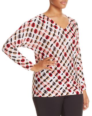 Marina Rinaldi Alba Graphic Print Sweater