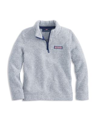 Vineyard Vines Boys' Quarter Zip Fleece Shep Shirt - Sizes 2T-7