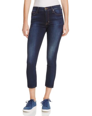 Hudson Harper High Rise Crop Jeans in Corps