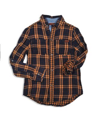 7 For All Mankind Boys' Woven Plaid & Check Shirt - Sizes 8-18