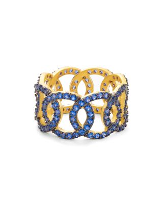 Freida Rothman Baroque Circle Link Ring