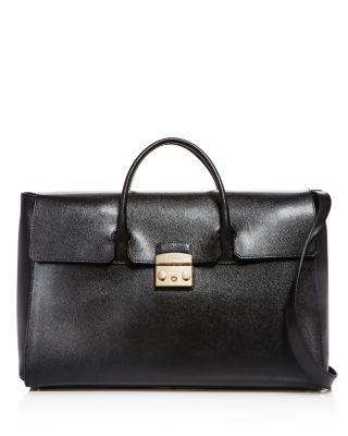 Furla Metropolis Large Leather Satchel 