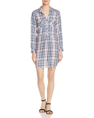 Soft Joie Dashalynn Plaid Shirt Dress