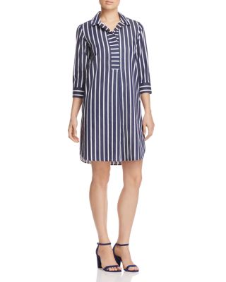 Foxcroft Nikki Stripe Non-Iron Shirt Dress