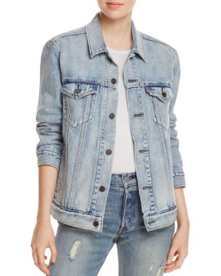 LEVI'S OVERSIZE TRUCKER DENIM JACKET IN STONEBRIDGE,723340232