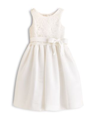 US Angels Girls' Lace Overlay Dress - Sizes 7-14