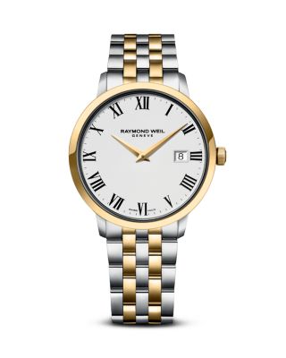 Raymond Weil Raymond Weil Toccata Two-Tone Stainless Steel and PVD Watch, 39mm