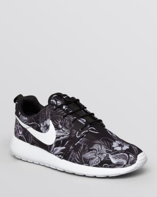 black floral nikes