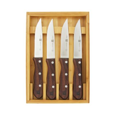 Zwilling J.A. Henckels 4-Piece Steakhouse Knife Set with Storage Case