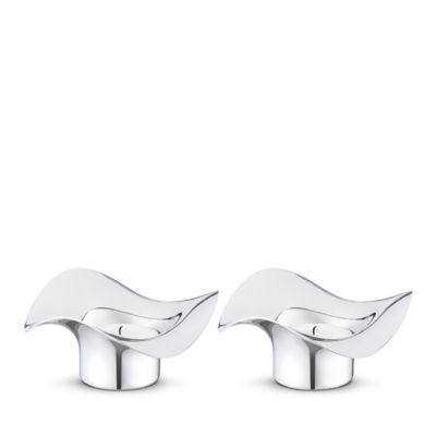 Georg Jensen Cobra Tealights, Set of 2 