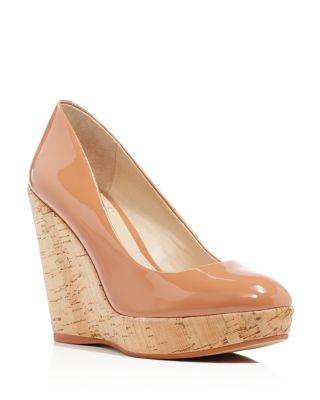 vince camuto cork wedge