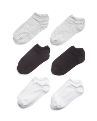 HUE Pima Blend Liner Socks, Set of 6