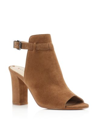 Via Spiga Fabrizie Open Toe High Heel Booties