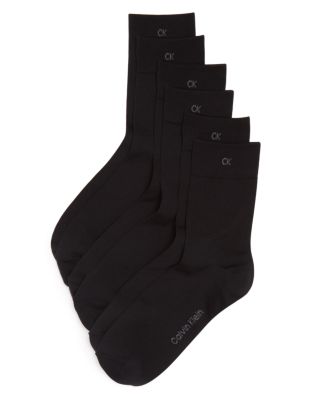 Calvin Klein Hosiery Light Touch Crew Socks, Set of 3