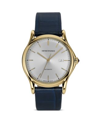 Emporio Armani Swiss Made Light Gold Ion Plated Watch, 42mm