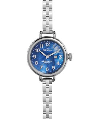 Shinola The Birdy Mother-of-Pearl Dial Watch, 34mm