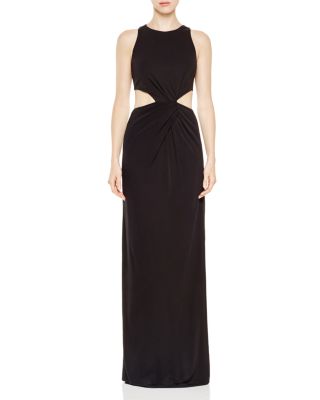 Rachel Zoe Rachel Zoe Gesche Side Cutout Gown