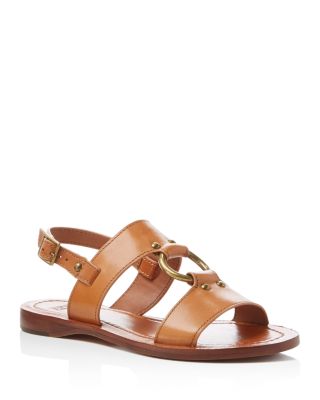 Frye Rachel Harness Strappy Slingback Sandals