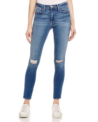 FRAME  Le High Skinny Jeans in Mission Canyon