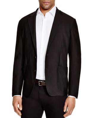 Armani Collezioni Textured Slim Fit Sport Coat