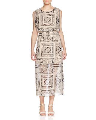 FINITY Geometric Print Dress