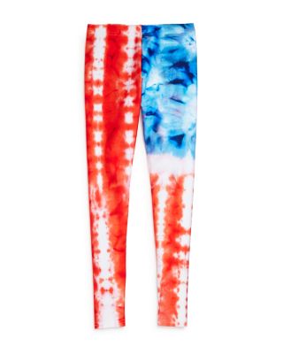 Terez Girls' Tie Dye USA Leggings - Sizes 7-16