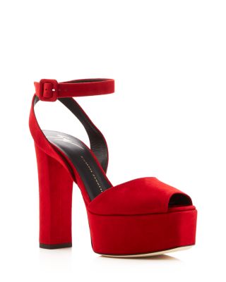 Giuseppe Zanotti Lavina Ankle Strap Platform Sandals