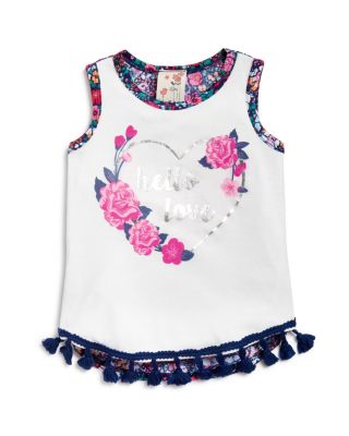 Lily Bleu Infant Girls' Floral Back Tank - Sizes 12-24 Months