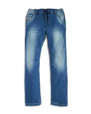 Diesel Boys' Distressed Stretch Jogger Jeans - Sizes 4-16