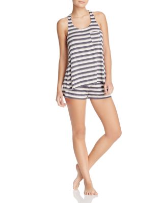 Splendid Intimates Stripe Shortie Pajama Set