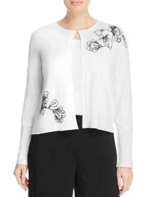 Marina Rinaldi Magico Embroidered Cardigan