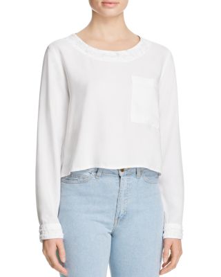 Bella Dahl Raw Edge Crop Top