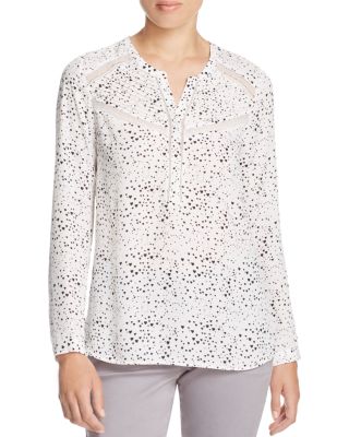 Daniel Rainn Heart Print Blouse