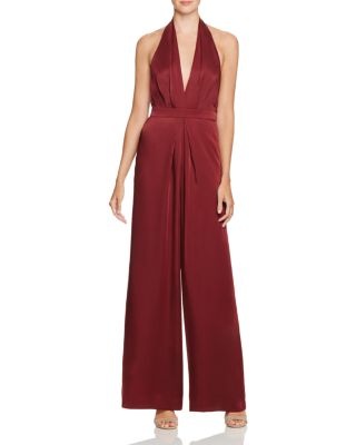 Jill Jill Stuart Silk Halter Neck Jumpsuit