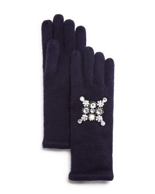 AQUA Embellished Gloves