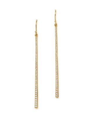 IPPOLITA 18K Yellow Gold Glamazon® Stardust Elongated Earrings with Diamonds