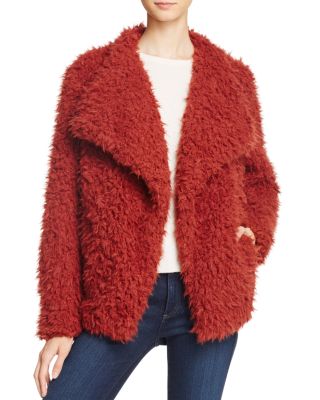 Vero Moda Jayla Shaggy Faux Fur Coat