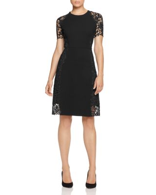 Elie Tahari Hudson Lace Side Dress