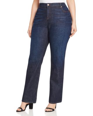 Eileen Fisher Plus Bootcut Jeans in Blue Indigo