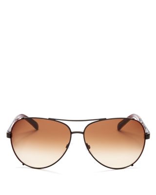 Bobbi Brown Truman Aviator Sunglasses, 60mm