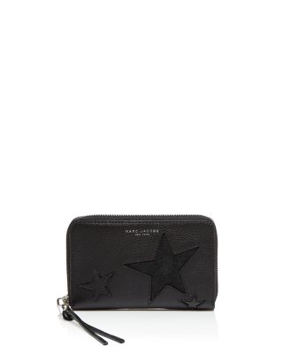 MARC JACOBS Star Patchwork Zip Phone Wallet