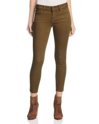 Warp and Weft JFK Skinny Jeans in Army Green