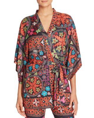 Josie Quilted Mauve Wrap Robe