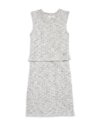 Pinc Premium Girls' Textured Popover Sweater Dress - Sizes S-XL 