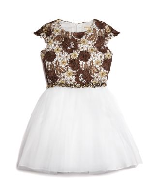 David Charles Girls' Floral Dress - Sizes 7-16