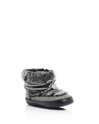 Stuart Weitzman Girls' Faux Fur Snow Boots - Walker