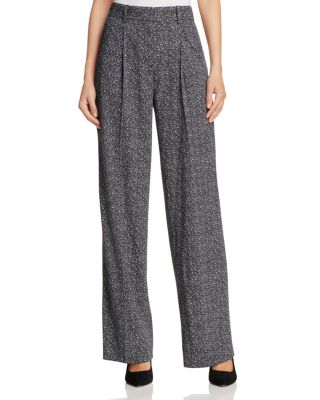 Theory Adamaris Tweed Wide-Leg Pants