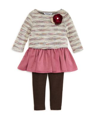 Pippa & Julie Infant Girls' Striped Sweater, Tank & Leggings Set - Sizes 12-24 Months