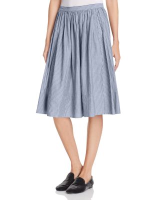 Vince Shirred Full Skirt