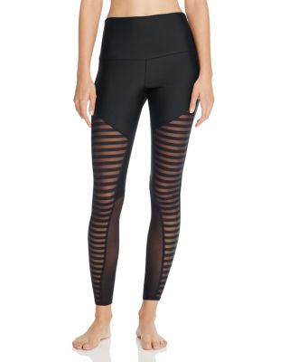 ONZIE Fierce Mesh Stripe Leggings